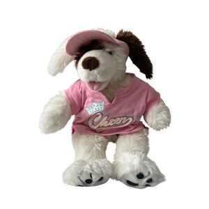 Build a Bear Stuffed Dog w/ Cheer Outfit